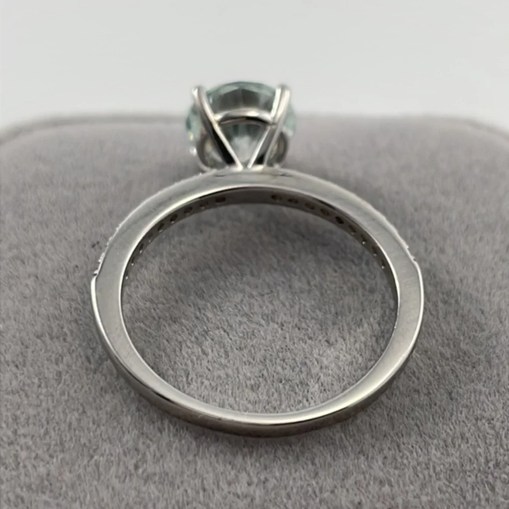 925 Sterling Silver 2ct moissanite